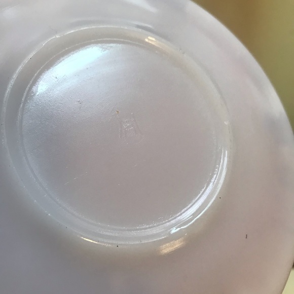 2 Vintage Hazel Atlas Moderntone Platonite Coffee Tea Cups & Saucers Pink - Picture 5 of 6